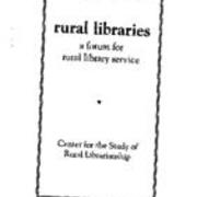 Volume 21, Number 1 2001 Table of Contents
