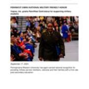 2024-09-17 PennWest Earns National Military Friendly Honor