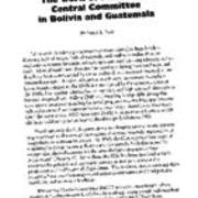 Libraries and Rural Latin America:  The Work of Mennonite Central Committee in Bolivia and Guatemala