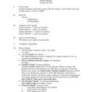 2018-10-08 Student Senate Minutes