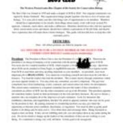 ca. 2020 Western Pennsylvania Bios Chapter of the Society for Conservation Biology Constitution and By-Laws