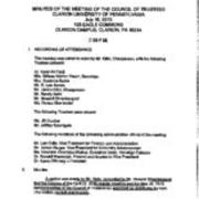 2015-7-16 Council of Trustees Minutes