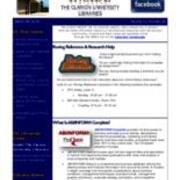 2016-03-29 Inside the Clarion University Libraries Newsletter (Vol. 11, No. 25)