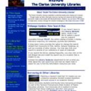 2010-03-23 Inside the Clarion University Libraries Newsletter (Vol. 5, No. 24)