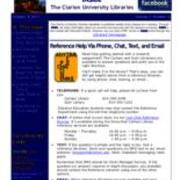 2011-10-04 Inside the Clarion University Libraries Newsletter (Vol. 7, No. 6)