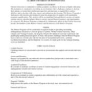 ca. 2020 Honors Program Mission Statement and Goals