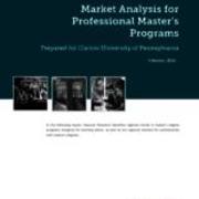2014-02 Market Analysis for Professional Master's Programs