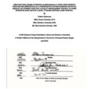Reducing Prolonged Hyperoxia in Mechanically Ventilated Patients Through Implementation of a Conservative Oxygen Weaning Protocol Versus the Current Practice