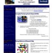 2015-11-17 Inside the Clarion University Libraries Newsletter (Vol. 11, No. 13)