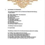 2018-04-19 Council of Trustees Meeting Minutes
