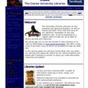 2011-08-30 Inside the Clarion University Libraries Newsletter (Vol. 7, No. 1)