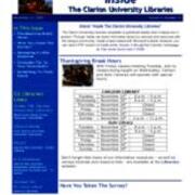 2009-11-23 Inside the Clarion University Libraries Newsletter (Vol. 5, No. 13)