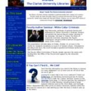 2010-10-12 Inside the Clarion University Libraries Newsletter (Vol. 6, No. 7)