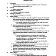 2020-11-02 Student Senate Minutes