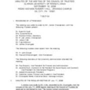 2008-9-18 Council of Trustees Minutes