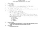 2018-11-13 Clarion University Model United Nations Meeting Minutes