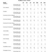 Enrollment by Level-Primary Majors Plus Non-Primary Majors
