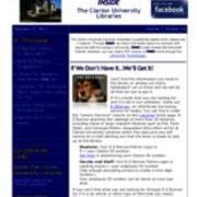 2012-02-21 Inside the Clarion University Libraries Newsletter (Vol. 7, No. 20)