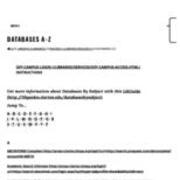 Databases A-Z