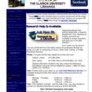 2015-02-03 Inside the Clarion University Libraries Newsletter (Vol. 10, No. 18)