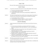 ca. 2020 Dance Team Constitution and By-Laws