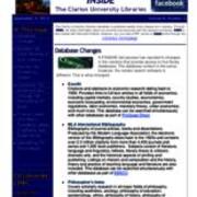 2012-09-04 Inside the Clarion University Libraries Newsletter (Vol. 8, No. 2)