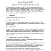 2001-2003 Faculty Senate Minutes