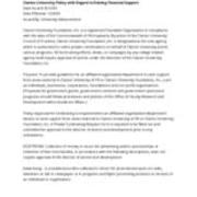Clarion University Policy with Regard to Raising Financial Support 2003-8-25