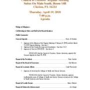 2018-04-19 Council of Trustees Agenda