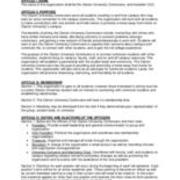 ca. 2020 Clarion University Commuters Constitution and By-Laws