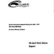 Presidential 500 Day Plan Status Report, 2012-04-06