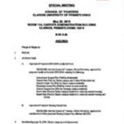 2015-5-29 Council of Trustees Agenda and Materials
