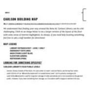 Carlson Building Map