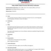 2022-07-01 Student Personal Information Verification Policy