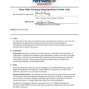2022-07-01 Purchasing Policy - Expenditure of Public Funds FA033