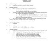 2019-09-24 Clarion University Model United Nations Meeting Minutes