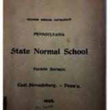 Second Annual Catalogue Pennsylvania State Normal School