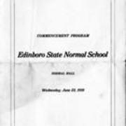 1910, Edinboro University Commencement