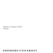 1994, Edinboro vs. American International