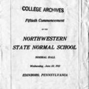 1911, Edinboro University Commencement