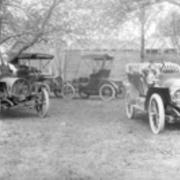 Franklin cars in back of J.T. Bartleys