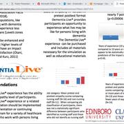 The Effect of Participation in a Dementia Simulation on Participants Empathy