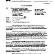 Minutes, 2010-08-13, budget