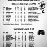 1994-1995, Edinboro Men Basketball vs. Mercyhurst