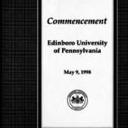 1998, Edinboro University Commencement
