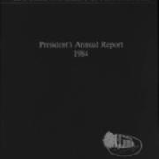 Report of the President, 1984