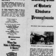 Edinboro Walking Tour, 1991