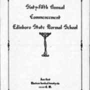 1926, Edinboro University Commencement