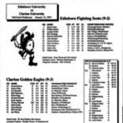 1993-1994, Edinboro Men Basketball vs. Clarion
