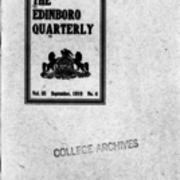 Catalog, 1916- September, The Edinboro Quarterly